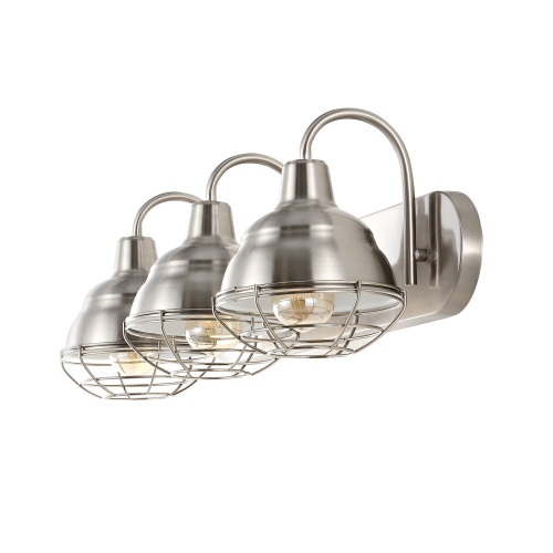 Levi Industrial Farmhouse Iron LED Vanity