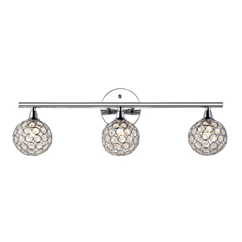 JONATHAN Y  Maeve Iron/glass Contemporary Glam Led Vanity Light