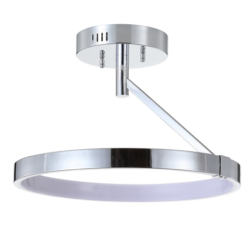 Owen Dimmable Integrated LED Metal Semi Flush Mount