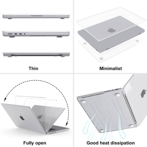 For MacBook Pro 16 Inch Case 2021 Release Model A2485 With M1 Pro/Max Chip, Plastic Hard Case Shell Cover