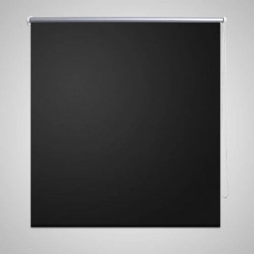 VIDAXL Roller Blind Blackout 40 X 100 Cm Black
