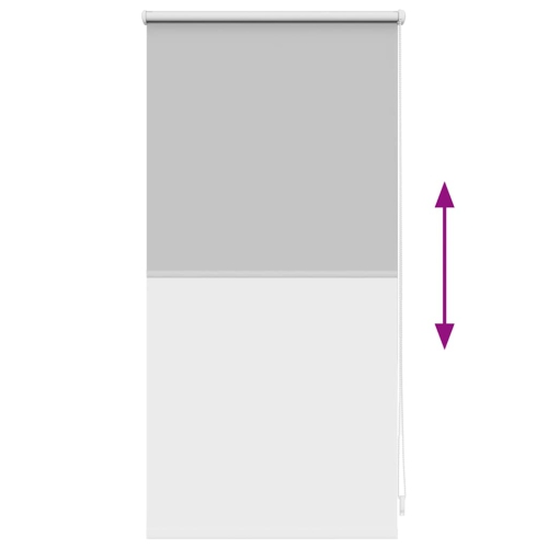 Rideaux opaques 40 x 100 cm gris