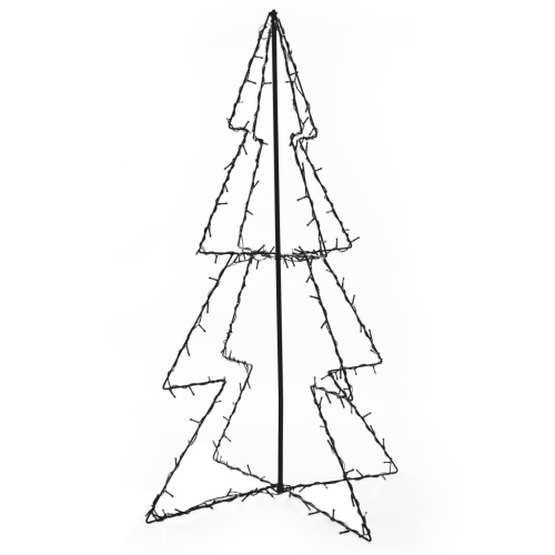 VIDAXL  Christmas Cone Tree 160 Leds Indoor And Outdoor 78X120 Cm