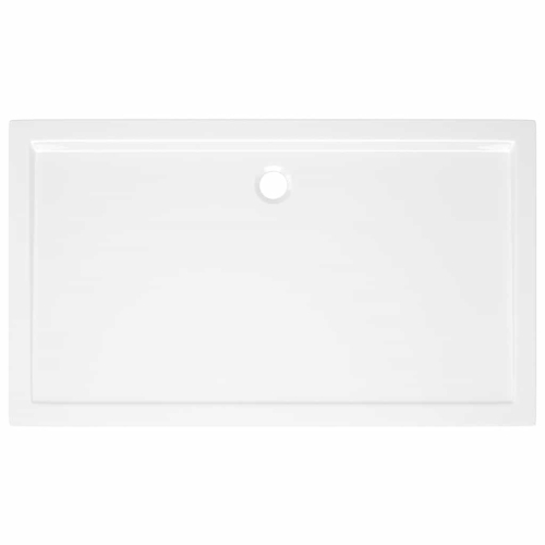 vidaXL Shower Base Tray, Non-slip Bathroom Shower Pan, Reinforced ABS, 27.6x47.2 Inches, White