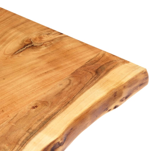 vidaXL Table Top Solid Acacia Wood 39.4"x(19.7"-23.6")x1.5"