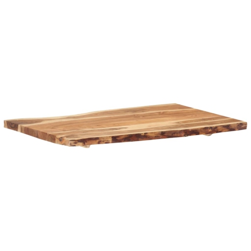 vidaXL Table Top Solid Acacia Wood 39.4"x(19.7"-23.6")x1.5"