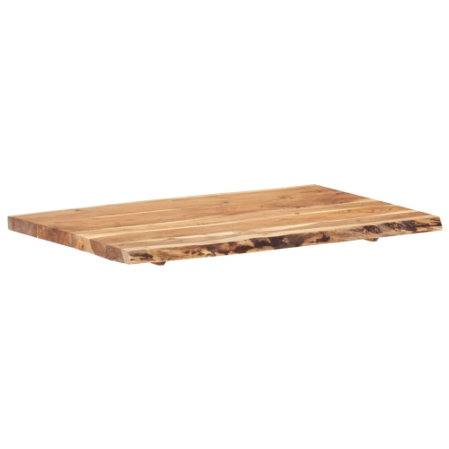 vidaXL Table Top Solid Acacia Wood 39.4"x(19.7"-23.6")x1.5"