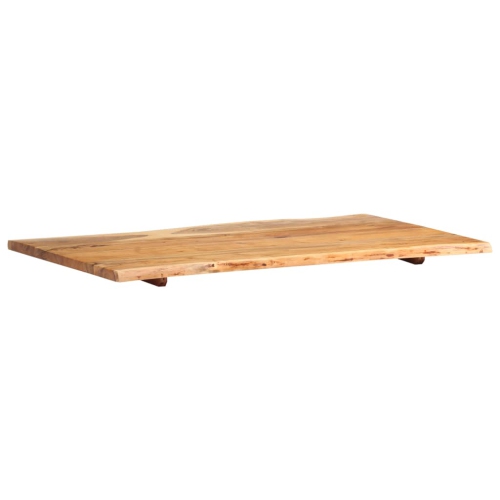 Surface de table en bois d'acacia massif de 39,4 x 19,7 à 23,6 po