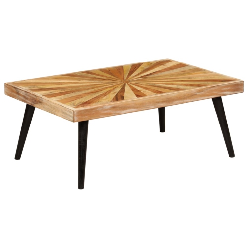 VIDAXL  Coffee Table Solid Wood 90X55X36 Cm In Mango