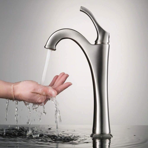 KRAUS  Kvf-1200Sfs Arlo Bathroom Faucet, Spot Free Stainless Steel