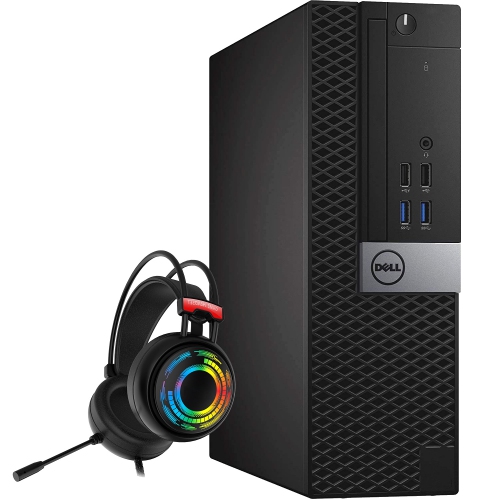 Refurbished - DELL OPTIPLEX 5040 SFF Business Desktop PC Computer (Intel Core i5 Processor/ 32GB RAM/ 2TB NVMe SSD/ WINDOWS 10 PRO/ Dual 24inch