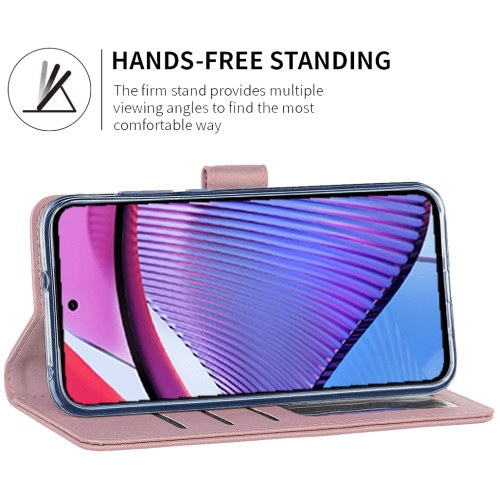 XCRS Folio Magnetic Wallet Cover, PU Leather Pouch with Card Slot and Stand Case for Motorola Moto G 5G 6.5 inch