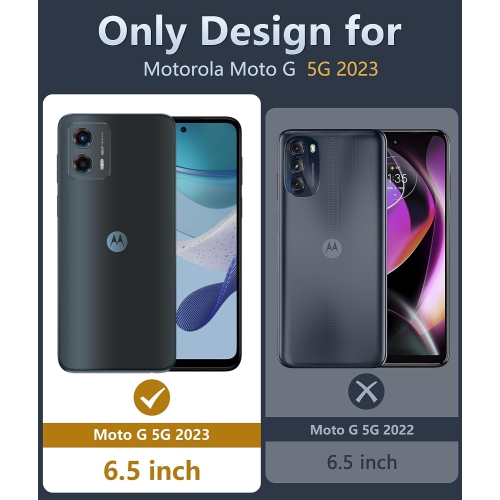 XCRS Folio Magnetic Wallet Cover, PU Leather Pouch with Card Slot and Stand Case for Motorola Moto G 5G 6.5 inch