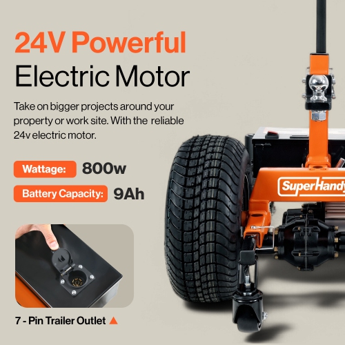 SuperHandy Electric Trailer Dolly-7500lb