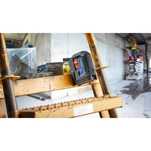 Bosch GPL100-30G 125ft Green 3-Point Self-Leveling Laser with VisiMax Technology and Integrated 360 MultiPurpose Mount