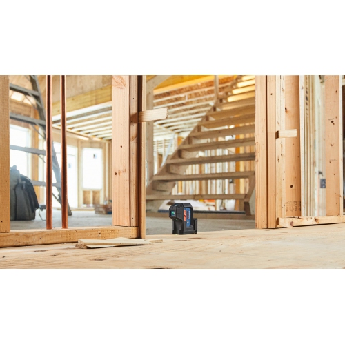Bosch GPL100-30G 125ft Green 3-Point Self-Leveling Laser with VisiMax Technology and Integrated 360 MultiPurpose Mount