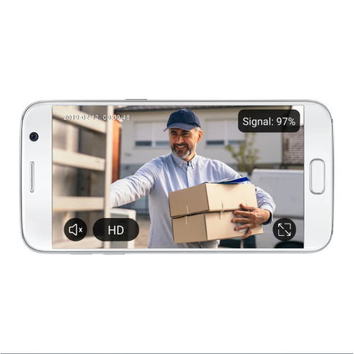 Bazz Smart Home Smart WiFi Video Doorbell with HD 1080p Camera, WFDBELL1