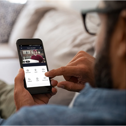 Bazz Smart Home Smart WiFi Video Doorbell with HD 1080p Camera, WFDBELL1