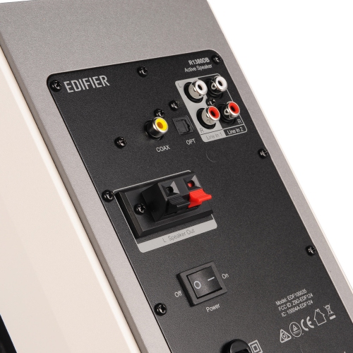 Edifier R1380DB Active Bluetooth Bookshelf Speakers - Wireless Studio Monitor Speaker - White