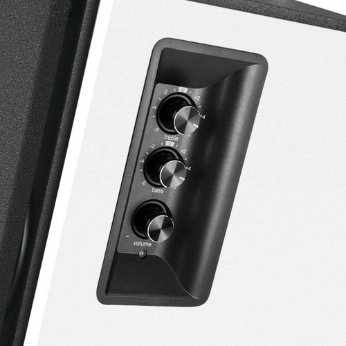 Edifier R1700BT Bluetooth Bookshelf Speakers - Powered 2.0 Active White Computer Speaker