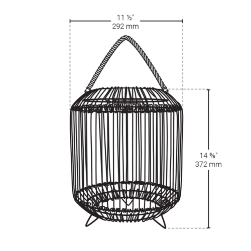 BAZZ Smart Home Tulum Smart Solar Outdoor Patio Garden LED Light Fixture 11x 15 In., Black, F19287BK