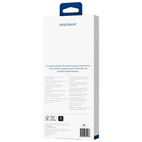 Insignia 6-Outlet Surge Protector - Only at Best Buy