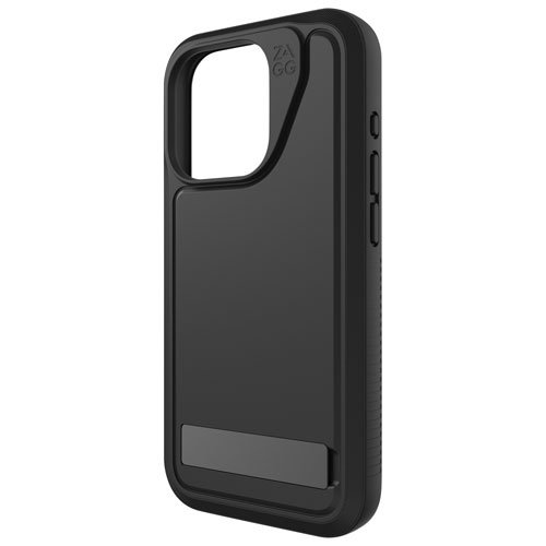 Étui rigide ajusté Everest Snap de ZAGG avec MagSafe pour iPhone 15 Pro - Noir