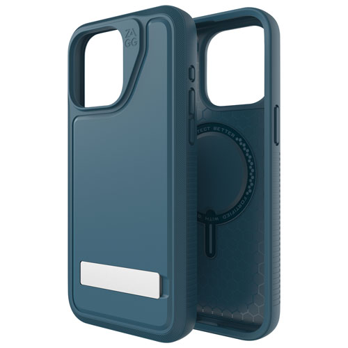 ZAGG Everest Snap Fitted Hard Shell Case with MagSafe for iPhone 15 Pro Max - Marine Blue