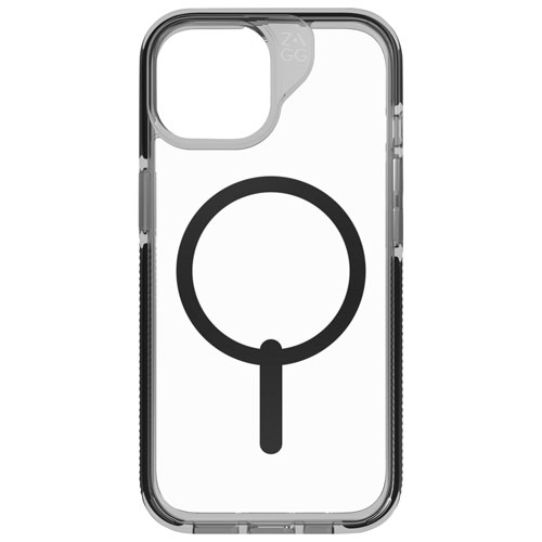 ZAGG Santa Cruz Snap Fitted Hard Shell Case with MagSafe for iPhone 15 - Black