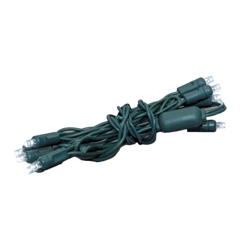 NOVELTY LIGHTS LLC  Novelty Lights 10 Led String Lights, Warm White On Wire, 4" Spacing Short Fairy Lights, Connectable End-To-End, Ul Listed For