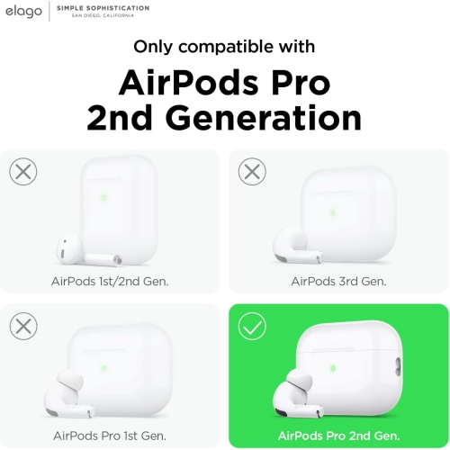 elago AW5 Compatible with AirPods Pro 2nd Generation Case Cover, Classic Handheld Game Console Design Case Compatible with AirPods Pro 2, Nylon
