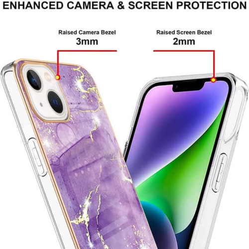 Étui rigide ajusté SuperShield pour étui iPhone 14 plus - Violet