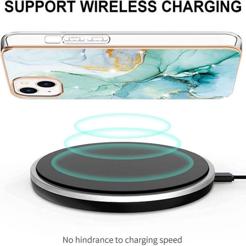 Étui rigide ajusté SuperShield pour étui iPhone 14 plus - Vert