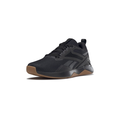 REEBOK , Mens, Nanoflex Tr V2, Core Black/pure 8/ Rubber Gum-03, 8 In Grey Perfect for when I go running or weightlift at the Gym