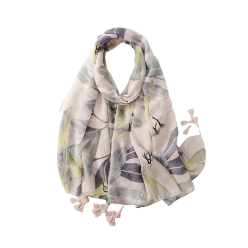 Light Pink Bird Scarf - Don't AsK