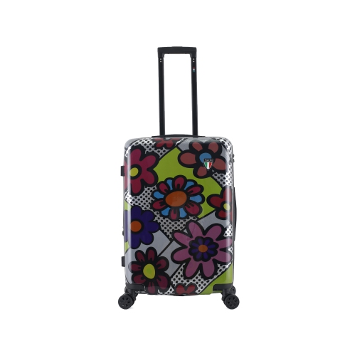 TUCCI Italy POP ART FLOWER DOTS 3PC SET LUGGAGE SUITCASE