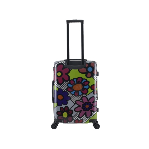 TUCCI Italy POP ART FLOWER DOTS 3PC SET LUGGAGE SUITCASE