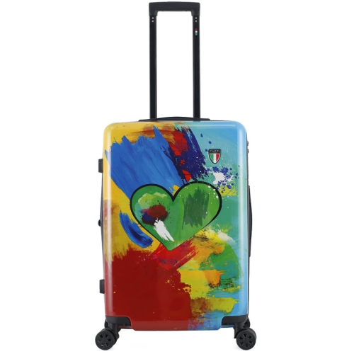 TUCCI ITALY  Emotion Art In Love Ii 24" Luggage Suitcase