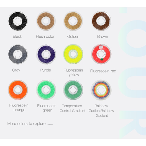 Creality PLA 1.75mm 1kg Filament 12 Bundle Assorted Color