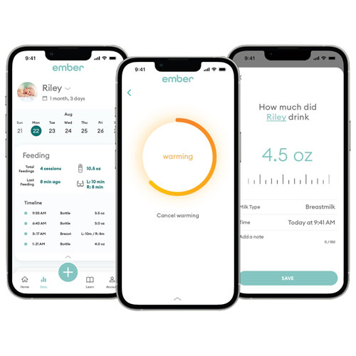 Biberon supplémentaire de 6 oz d'Ember