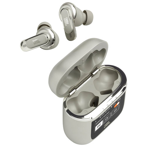 JBL Tour Pro 2 TWS In-Ear Noise Cancelling Truly Wireless Headphones - Champagne