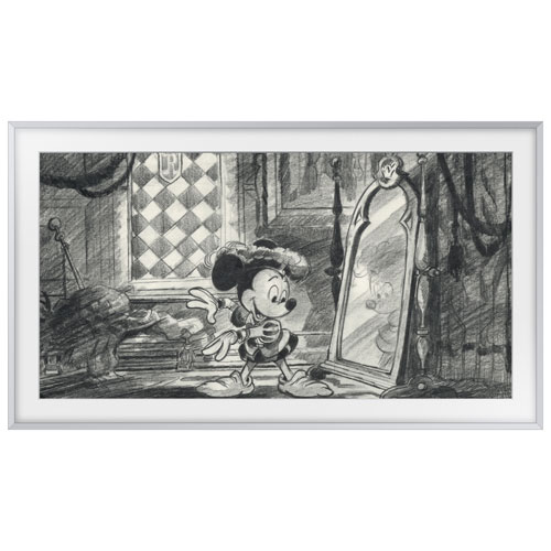 Samsung The Frame 75" 4K UHD HDR QLED Tizen Smart TV (QN75LS03BSFXZC) - Disney Edition - 2023