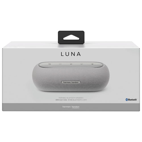 Haut-parleur sans fil Bluetooth résistant aux éclaboussures Luna de Harman Kardon - Gris