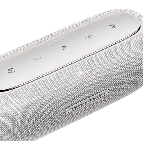 Haut-parleur sans fil Bluetooth résistant aux éclaboussures Luna de Harman Kardon - Gris