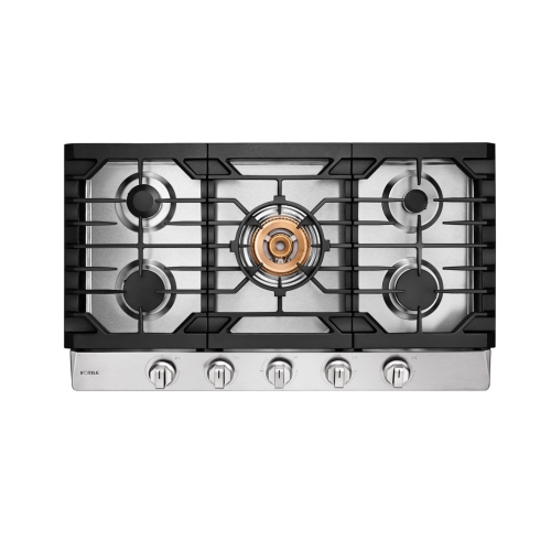 FOTILE  Gls36502 Tri-Ring Series 36-Inch Gas-On-Steel Gas Cooktop In Stainless Steel With 5 Burners Great product