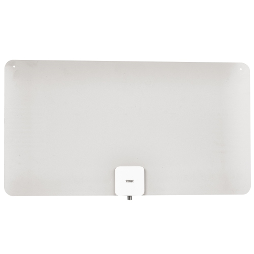 Antenne multidirectionnelle amplifiée ultramince d'intérieur de RCA pour téléviseur HD de 105&nbsp;km - Noir/blanc