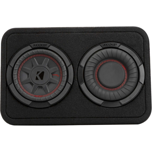 Kicker 48TCWRT672 CompRT 6.75"(165mm) subwoofer in thin profile encl, 2ohm, RoHS Compliant