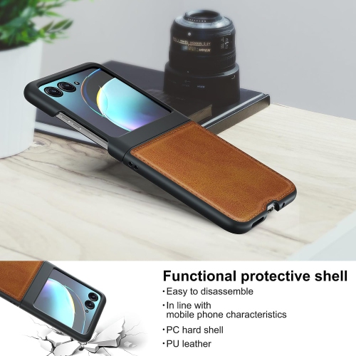 XCRS – coque rigide en cuir de polyuréthane, étui protecteur ultramince et durable pour Moto + Razr plus de Motorola