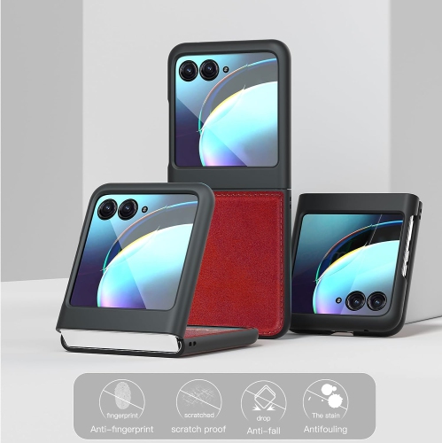 XCRS – coque rigide en cuir de polyuréthane, étui protecteur ultramince et durable pour Moto + Razr plus de Motorola