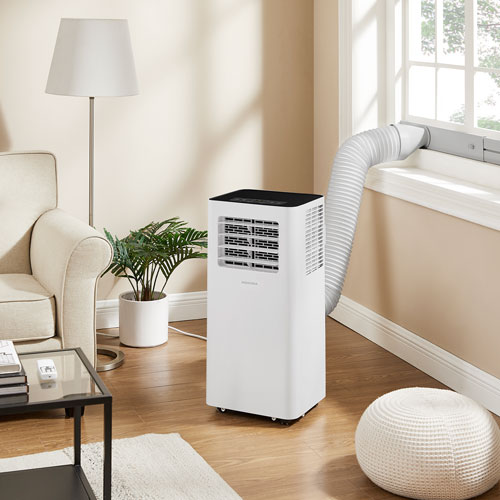 Climatiseur portatif d'Insignia - 14 000 BT U(SACC 9000 BTU) - Blanc/Noir - Exclusivité de Best Buy